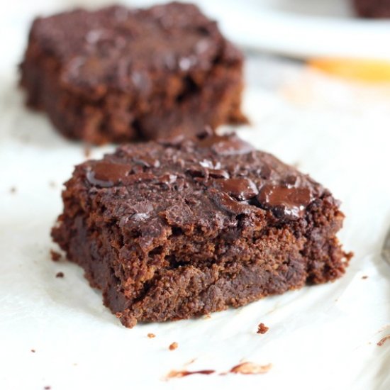 Healthy Pumpkin Brownies