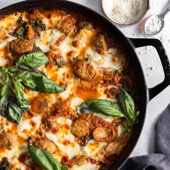 Pumpkin Spaghetti Squash Bake