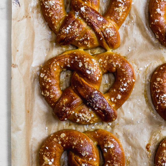 Soft Pretzels with Spundekäs