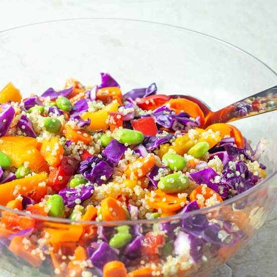 Asian Rainbow Quinoa Salad