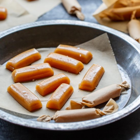 Apple Cider Caramels