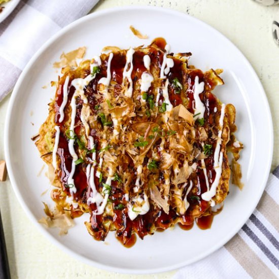 Okonomiyaki (Japanese Pizza)