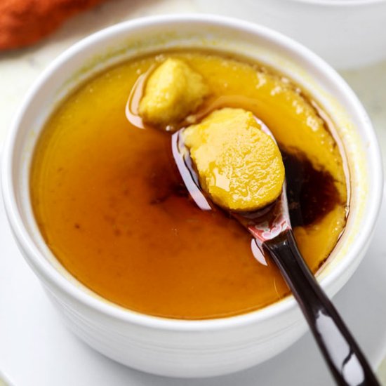 Japanese Pumpkin Pudding (Purin)