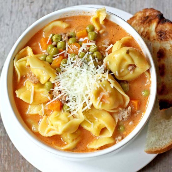 Easy Tortellini Soup