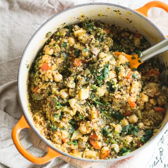 Parmesan Pumpkin Quinoa