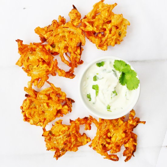 Easy Onion Bhajis