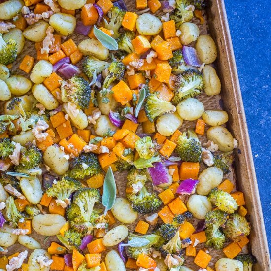 Sheet Pan Roasted Gnocchi