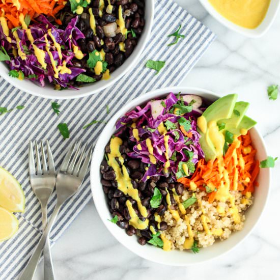 Black Bean Quinoa Buddha Bowl