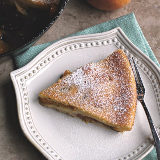 Chai Spices Peach Clafoutis