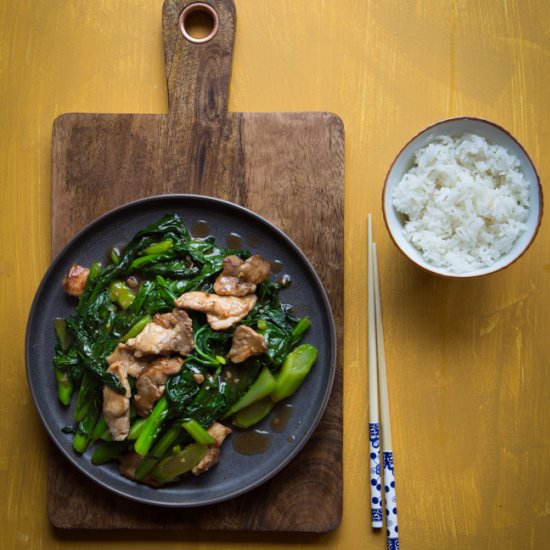 Stir-fried Gai Lan