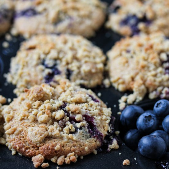 Wholewheat blueberry muffins