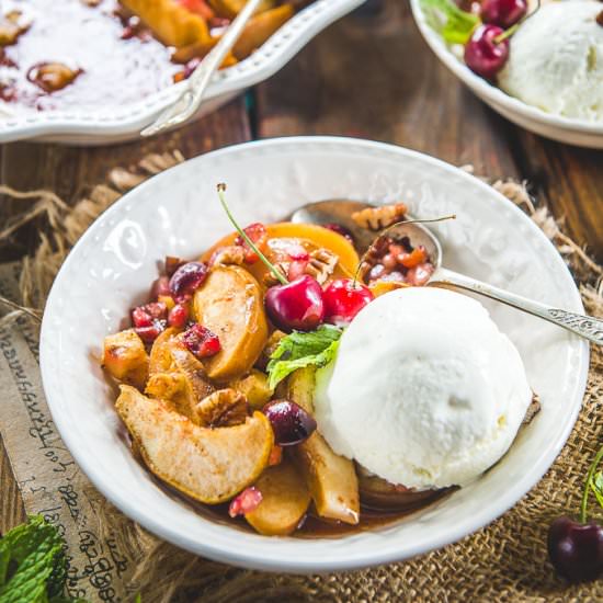 Spiced Fruit Bake