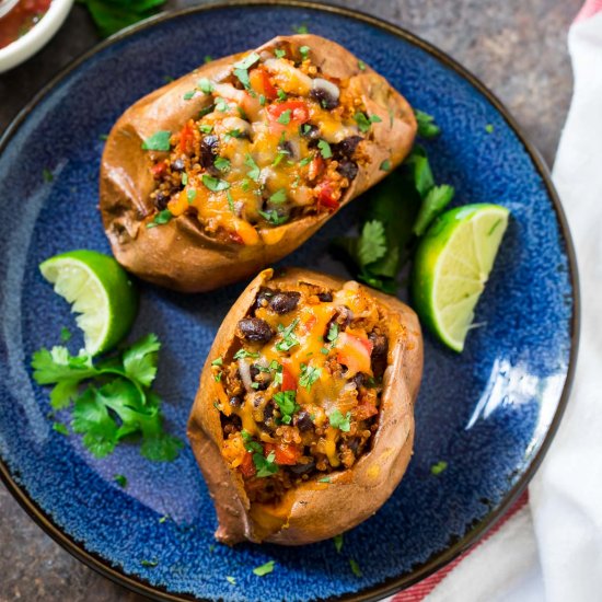 Southwest Stuffed Sweet Potatoes