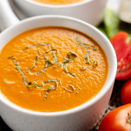 Pressure Cooker Creamy Tomato Soup