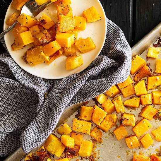 Parmesan Roasted Butternut Squash