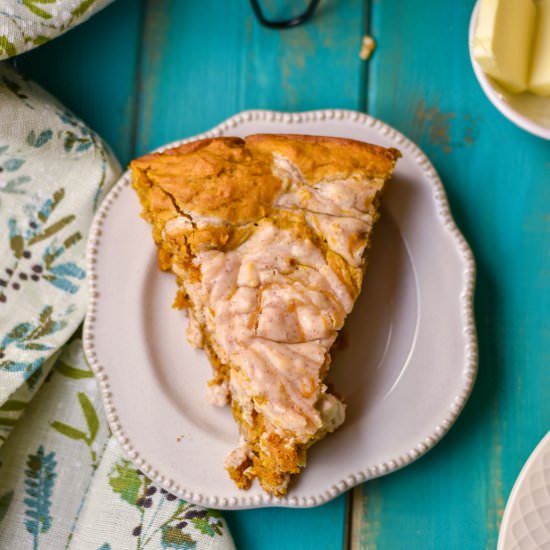 Brown Sugar Skillet Pumpkin Bread