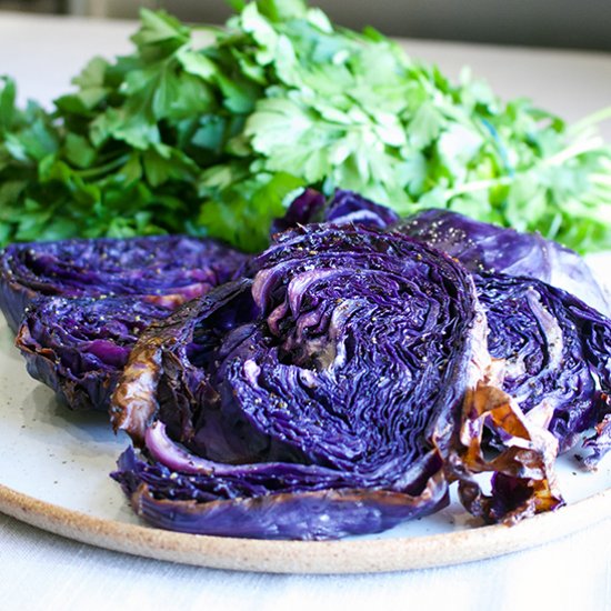 Simple Roasted Cabbage