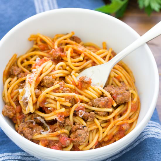 Instant Pot Spaghetti