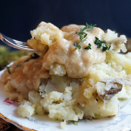 King Oyster Mushroom Gravy