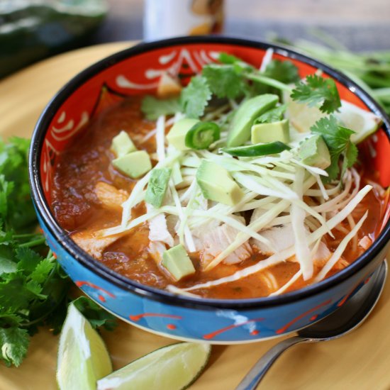 Spicy ‘Mexican Style’ Chicken Soup