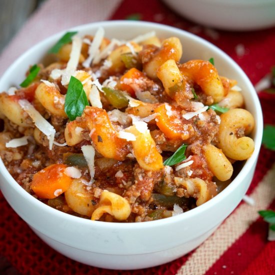 Italian Ground Beef Goulash Recipe