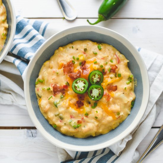 Cheesy Jalapeño Popper Soup