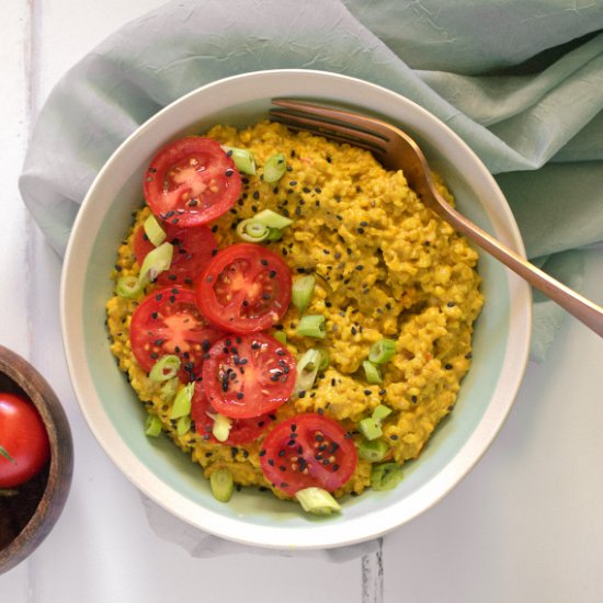 Savory breakfast oatmeal