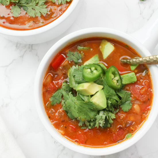 Vegan Enchilada Soup