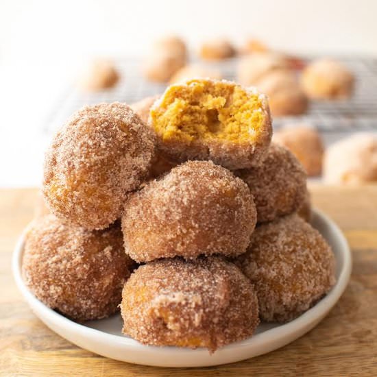 Pumpkin Donut Holes