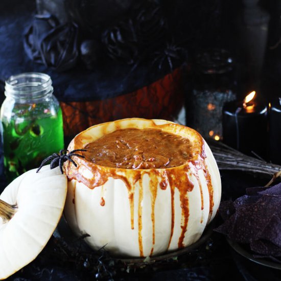 Halloween Chili Cheese Rotel Dip