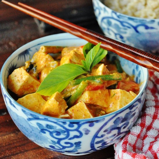 Tofu Thai Red Curry