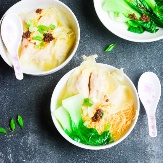 Easy Wonton Noodle Soup