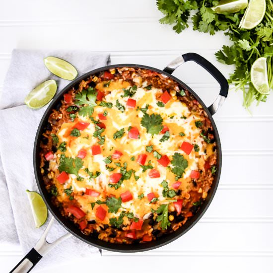 One-Pot Mexican Rice Casserole