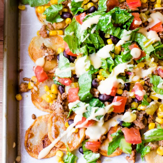 Loaded Sheet Pan Nachos