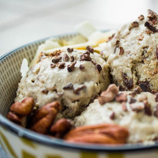 Banana Chocolate Fudge Ice Cream