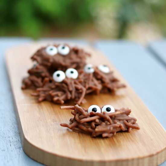 Chocolate Peanut Butter Spiders