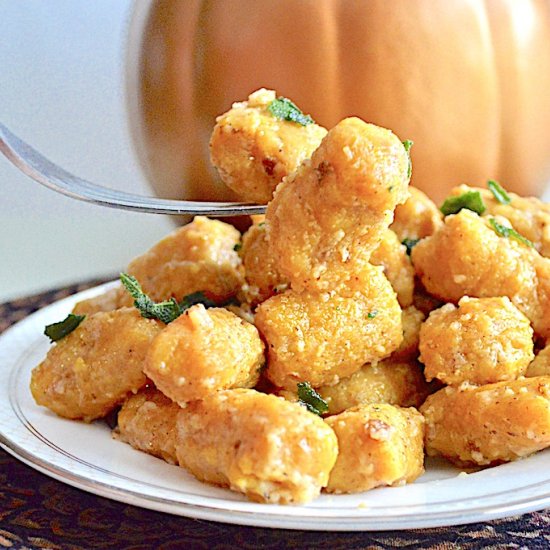 Pumpkin Sweet Potato Gnocchi