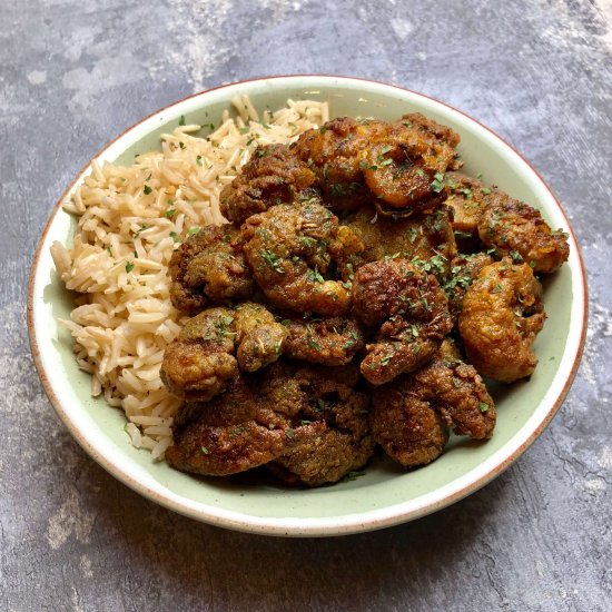 Prawn and Scallop Pakoras