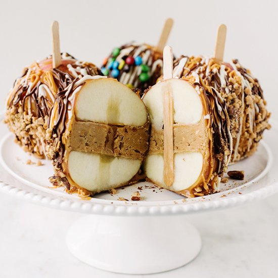 Peanut Butter-Stuffed Apples