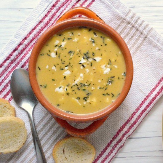 Butternut Squash Sweet Potato Soup