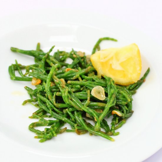 Lemon and Garlic Samphire