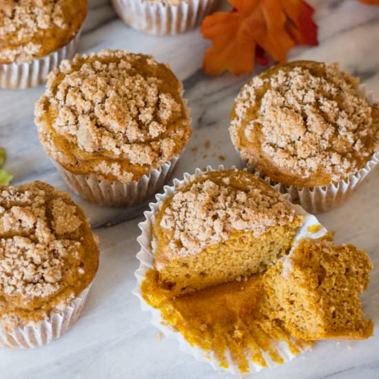 Pumpkin Spice Muffin Crumble