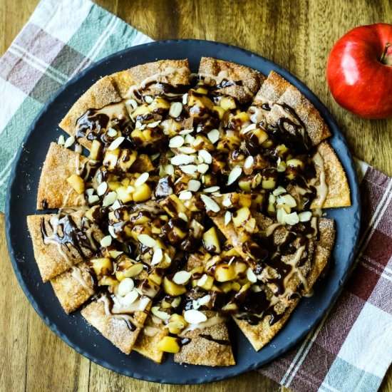 Chocolate Apple Pie Nachos