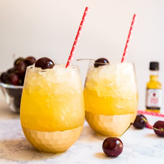 Black Cherry Lemonade Bourbon Slush