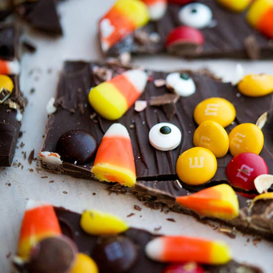 Halloween Candy Bark