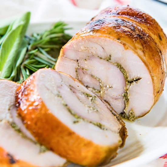 Slow Roasted Turkey Roulade