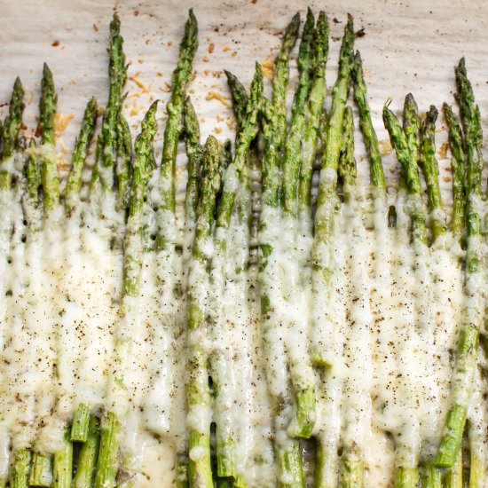 Easy Cheesy Asparagus