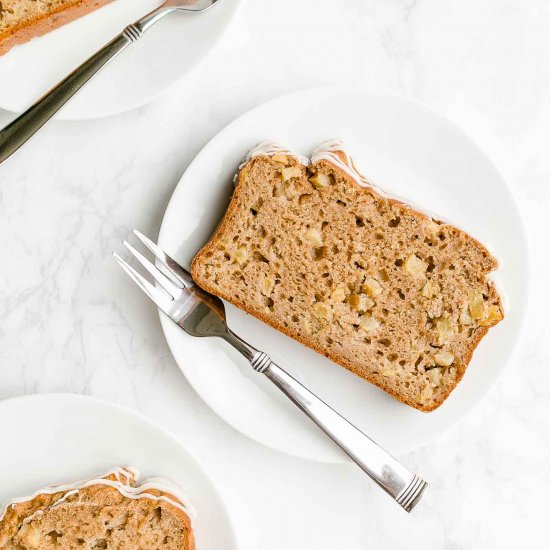 Healthy Cinnamon Apple Pound Cake