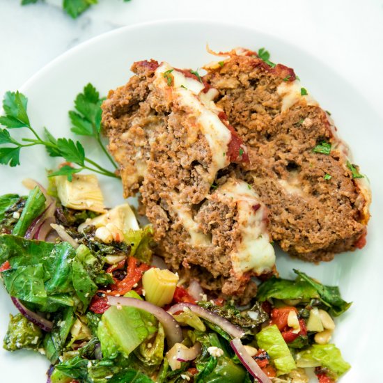 Cheesy Italian Meatloaf Recipe