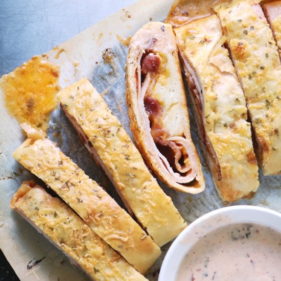 Chipotle Turkey Club Stromboli